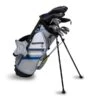 Right Hand TS5-51 10 Club Stand Set Graphite, Silver/White/Blue Bag -Golf Store 10104 main.default
