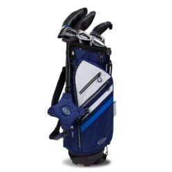 Right Hand TS5-51 7 Club Stand Set Graphite, Navy/White Bag -Golf Store 10110 AltA