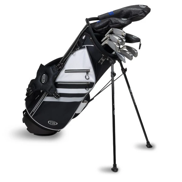 Right Hand TS5-57 10 Club Stand Set Graphite, Black/White Bag 3 Right Hand TS5-57 10 Club Stand Set Graphite, Black/White Bag