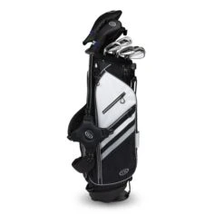 Left Hand TS5-60 10 Club Stand Set Graphite, Black/White Bag -Golf Store 15153 AltA