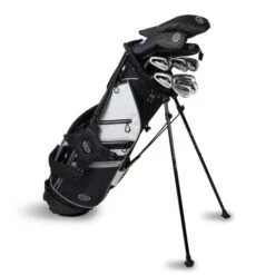 Left Hand TS5-60 10 Club Stand Set Graphite, Black/White Bag