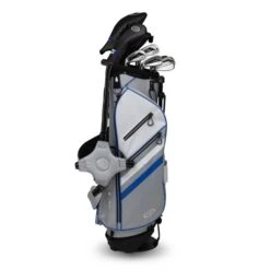 Left Hand TS5-60 10 Club Stand Set Graphite, Silver/White/Blue Bag -Golf Store 15154 AltA