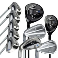 Left Hand TS5-63 10 Club Hybrid Iron Set Combo Shafts