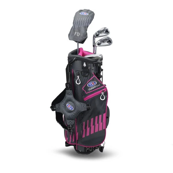 Left Hand UL45-s 4 Club Stand Set, Grey/Pink Bag 3 Left Hand UL45-s 4 Club Stand Set, Grey/Pink Bag