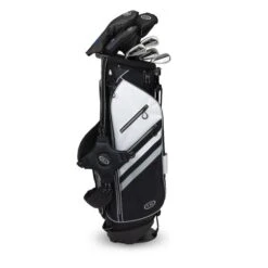 Left Hand TS5-66 7 Club Stand Set Combo, Black/White Bag -Golf Store 18160 AltA
