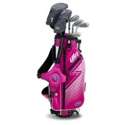 Left Hand UL7-45 6 Club Stand Set, Pink/White -Golf Store 22106 AltA