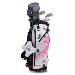 Right Hand UL7-48 5 Club Stand Set, White/Pink 8 Right Hand UL7-48 5 Club Stand Set, White/Pink -Golf Store 23103 AltA