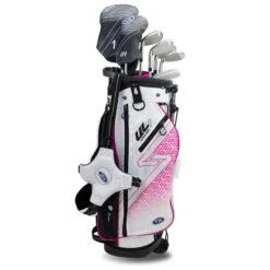 Right Hand UL7-48 7 Club Stand Set, White/Pink -Golf Store 23106 AltA