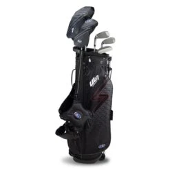 Right Hand UL7-60 5 Club Stand Set, Black/Maroon 7 Right Hand UL7-60 5 Club Stand Set, Black/Maroon -Golf Store 27101 AltA