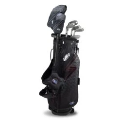 Right Hand UL7-60 7 Club Stand Set, Black/Maroon -Golf Store 27104 AltA 1