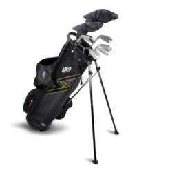 Left Hand UL7-63 7 Club Stand Set, Black/Gold