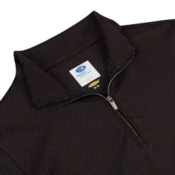 The Ross 1/4 Zip Pullover, Basic Black -Golf Store 40359 AltC