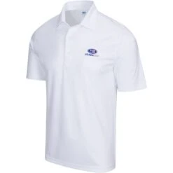 USKG Mens Solid ML75 Polo, Classic White