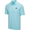 USKG Mens Micro Stripe Polo, Aqua Stream -Golf Store 40409 main.default