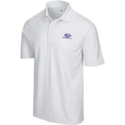 USKG Mens Micro Stripe Polo, Shark Grey