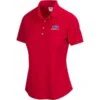USKG Womens Solid ML75 Polo, Apple Red 2 USKG Womens Solid ML75 Polo, Apple Red -Golf Store 40498 main.default