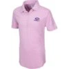 USKG Womens Micro Stripe Polo, Magenta Stream -Golf Store 40522 main.default