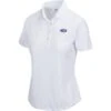 Oval Womens Solid ML75 Polo, Classic White -Golf Store 40670 main.default