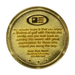 Level 5 Gold Star Player Coin -Golf Store 46360 AltB