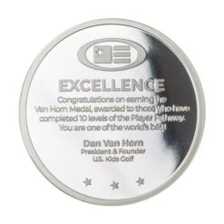Level 10 Platinum Player Coin -Golf Store 46437 AltB
