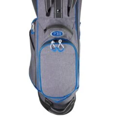 Right Hand ULW-63 AV2 10 Club Stand Bag Set, All Graphite, Grey/Blue Bag -Golf Store 64144 AltB