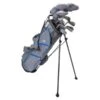 Right Hand ULW-63 AV2 10 Club Stand Bag Set, All Graphite, Grey/Blue Bag -Golf Store 64144 main.default