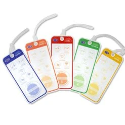 Level 1-5 Bag Tags, Rectangle