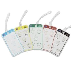 Level 6-10 Bag Tags, Rectangle