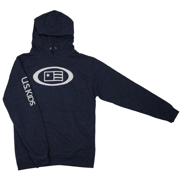 U.S. Kids Hoodie, Navy 5 U.S. Kids Hoodie, Navy - Image 3